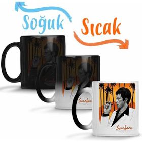 Baskı Dükkanı KB11674 Scarface Porselen Kupa Bardak