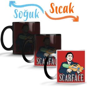 Baskı Dükkanı KB11674 Scarface Porselen Kupa Bardak