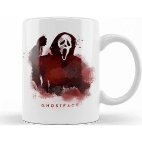 Baskı Dükkanı KB11677 Scream Ghost Face Porselen Kupa Bardak
