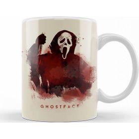 Baskı Dükkanı KB11677 Scream Ghost Face Porselen Kupa Bardak