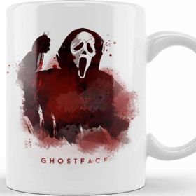 Baskı Dükkanı KB11677 Scream Ghost Face Porselen Kupa Bardak