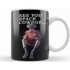 Baskı Dükkanı KB11678 See You Space Cowboy Bebop Porselen Kupa Bardak