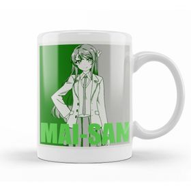 Baskı Dükkanı KB11679 Seishun Bunny Girl Mai-san Porselen Kupa Bardak