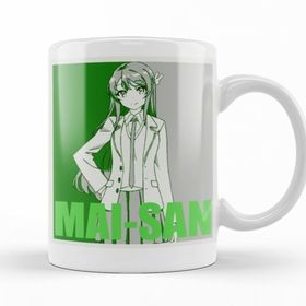 Baskı Dükkanı KB11679 Seishun Bunny Girl Mai-san Porselen Kupa Bardak