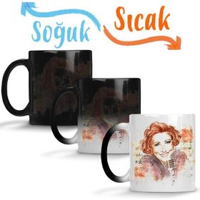 Baskı Dükkanı KB11681 Selda Bağcan Illustrasyon Porselen Kupa Bardak