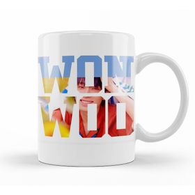 Baskı Dükkanı KB11703 Seventeen Wonwoo Porselen Kupa Bardak