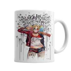 Baskı Dükkanı KB1171 Suicide Squad Enchantress Rickflag Porselen Kupa Bardak