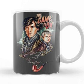 Baskı Dükkanı KB11722 Sherlock The Game Is On Porselen Kupa Bardak