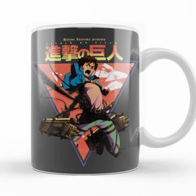 Baskı Dükkanı KB11725 Shingeki No Kyojin Attack On Titan Porselen Kupa Bardak