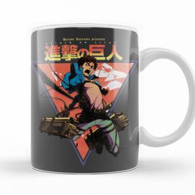 Baskı Dükkanı KB11725 Shingeki No Kyojin Attack On Titan Porselen Kupa Bardak