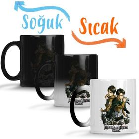 Baskı Dükkanı KB11725 Shingeki No Kyojin Attack On Titan Porselen Kupa Bardak