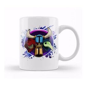 Baskı Dükkanı KB11727 Shovel Knight Heads Porselen Kupa Bardak