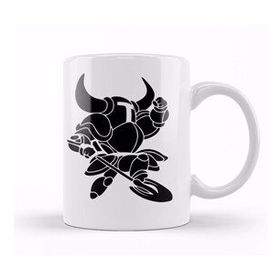 Baskı Dükkanı KB11728 Shovel Knight Minimalist Porselen Kupa Bardak