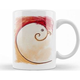 Baskı Dükkanı KB11731 Silly Fibonacci Chicken Porselen Kupa Bardak