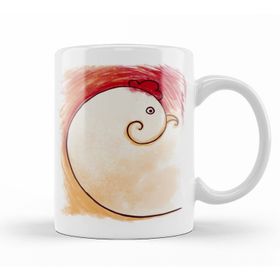 Baskı Dükkanı KB11731 Silly Fibonacci Chicken Porselen Kupa Bardak