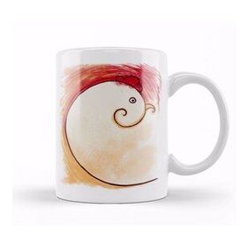 Baskı Dükkanı KB11731 Silly Fibonacci Chicken Porselen Kupa Bardak