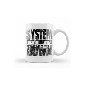 Baskı Dükkanı KB11738 Sistem Of A Down Porselen Kupa Bardak
