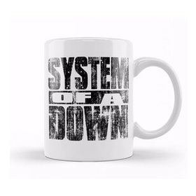 Baskı Dükkanı KB11738 Sistem Of A Down Porselen Kupa Bardak