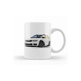 Baskı Dükkanı KB11743 Skoda Octavia Mk3 Vrs Estate Porselen Kupa Bardak