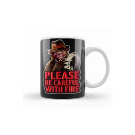 Baskı Dükkanı KB11756 Smokey The Bear Please Be Careful With Fire Porselen Kupa Bardak