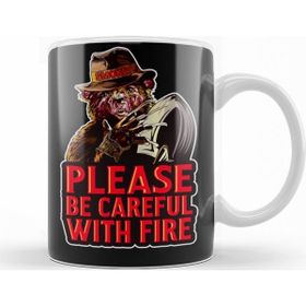Baskı Dükkanı KB11756 Smokey The Bear Please Be Careful With Fire Porselen Kupa Bardak