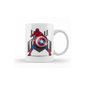 Baskı Dükkanı KB11768 Spider Man Captain Underoos Porselen Kupa Bardak