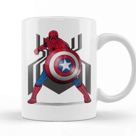 Baskı Dükkanı KB11768 Spider Man Captain Underoos Porselen Kupa Bardak