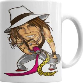 Baskı Dükkanı KB1177 Steven Tyler Porselen Kupa Bardak