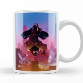 Baskı Dükkanı KB11771 Spider Man Miles Porselen Kupa Bardak