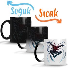 Baskı Dükkanı KB11773 Spider Man Spider Face Porselen Kupa Bardak