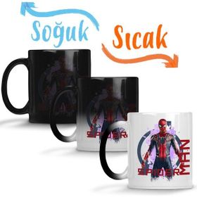 Baskı Dükkanı KB11773 Spider Man Spider Face Porselen Kupa Bardak