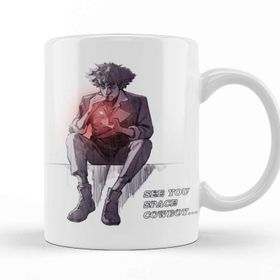 Baskı Dükkanı KB11778 Spikespiegel Space Cowboy Porselen Kupa Bardak