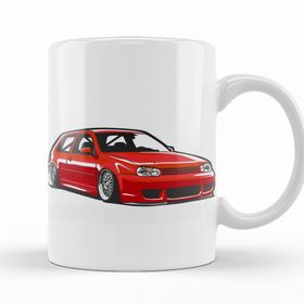 Baskı Dükkanı KB11788 Stanced Out Golf Mk4 Porselen Kupa Bardak