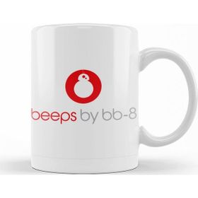 Baskı Dükkanı KB11791 Star Wars Beeps By Porselen Kupa Bardak