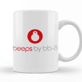 Baskı Dükkanı KB11791 Star Wars Beeps By Porselen Kupa Bardak