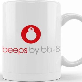 Baskı Dükkanı KB11791 Star Wars Beeps By Porselen Kupa Bardak