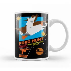 Baskı Dükkanı KB11799 Star Wars Porg Hunt Porselen Kupa Bardak