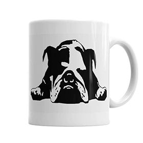 Baskı Dükkanı KB118 Bulldog Porselen Kupa Bardak