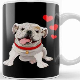 Baskı Dükkanı KB118 Bulldog Porselen Kupa Bardak