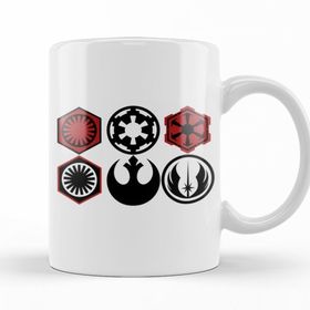 Baskı Dükkanı KB11801 Star Wars Simge Porselen Kupa Bardak