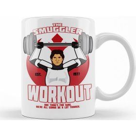Baskı Dükkanı KB11804 Star Wars The Smuggler Workout Porselen Kupa Bardak