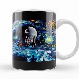 Baskı Dükkanı KB11808 Star Wars Van Gogh Never Saw Porselen Kupa Bardak