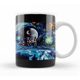 Baskı Dükkanı KB11808 Star Wars Van Gogh Never Saw Porselen Kupa Bardak