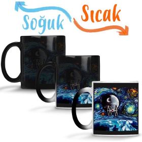 Baskı Dükkanı KB11808 Star Wars Van Gogh Never Saw Porselen Kupa Bardak
