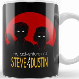 Baskı Dükkanı KB11828 Stranger Things The Adventure Of Steve Dustin Porselen Kupa Bardak