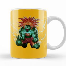 Baskı Dükkanı KB11833 Street Fighter Blanka Porselen Kupa Bardak