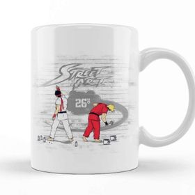 Baskı Dükkanı KB11839 Street Fighter Street Dancer Porselen Kupa Bardak