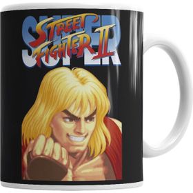 Baskı Dükkanı KB11845 Street Fighter Ken Porselen Kupa Bardak