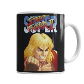 Baskı Dükkanı KB11845 Street Fighter Ken Porselen Kupa Bardak