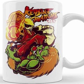 Baskı Dükkanı KB11845 Street Fighter Ken Porselen Kupa Bardak
